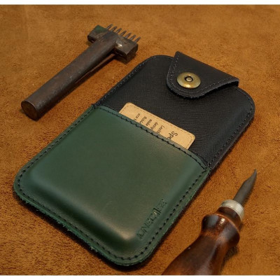 Bao da rút cho Samsung Z Fold2/ Z Fold3/ Z Fold4...quai cài da bò thật Style