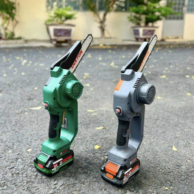 COMBO Máy cưa xích dùng pin 21V Dekton M21-CS08BLC KÈM PIN M21-B6A8C VÀ SẠC M21-S25A  -HÀNG CHÍNH HÃNG