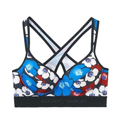 Áo ngực thể thao Body Wild thấm mồ hôi nhanh khô - Chính hãng Gunze Nhật Bản (BHB155U)