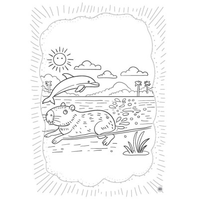 Sách - Bé Tô Màu Capybara - Bộ Trưởng Bộ Ngoại Giao - Người Bạn Thân Thiện