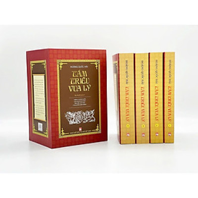 Tám triều vua Lý bộ hộp 4 cuốn - Tiểu thuyết lịch sử Việt Nam - Hoàng Quốc Hải