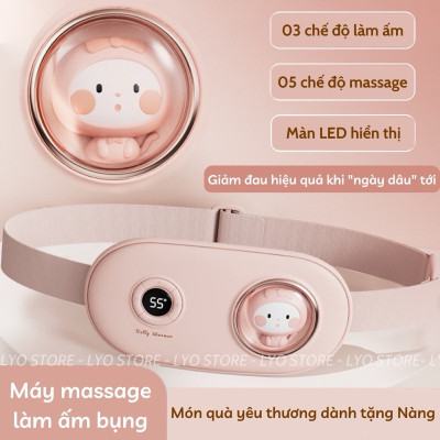 Quà tặng phụ nữ- Đai massage, chườm nóng giảm đau bụng kinh dòng cao cấp