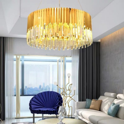 ĐÈN THẢ TRẦN PHA LÊ / ĐÈN THÔNG TẦNG TRANG TRÍ PHÒNG KHÁCH / PHÒNG NGỦ / CẦU THANG / KHÔNG GIAN SANG TRỌNG AZP-02 phong cách đương đại, hàng nhập khẩu AZP