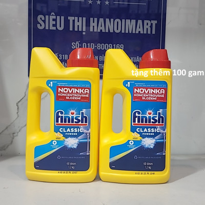 [HCM] Bột rửa chén Finish Dishwasher Power Powder Lemon Sparkle 2,5 kg - hương chanh