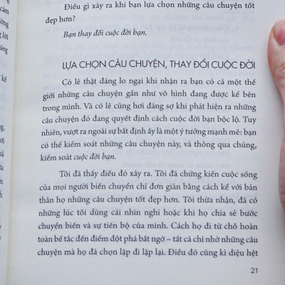 Sách: Chọn Câu Chuyện Của Bạn, Thay Đổi Cuộc Đời Bạn