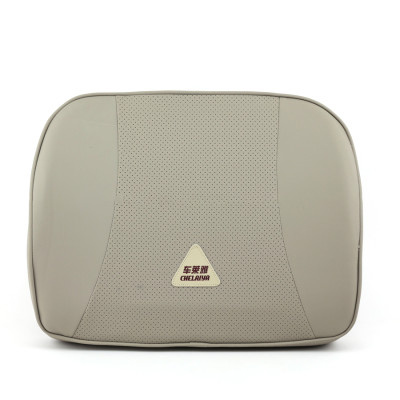 Tựa Lưng Ô Tô Cao Su Non Bọc Da CHELAIYA MS002 Màu Xám