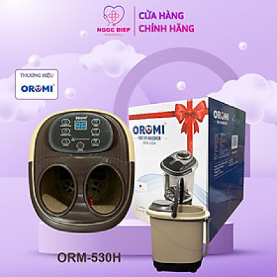 Máy Massage Chân Tự Động Cao Cấp OROMI ORM-530H - Bồn Ngâm Chân Matxa Tạo Sóng Nước Tuần Hoàn