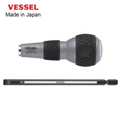 Tô vít đóng cán tròn No.230W-6 thương hiệu Vessel (Nhật Bản)