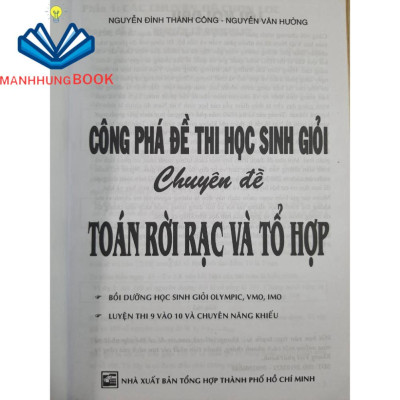 Sách - Công phá đề thi học sinh giỏi chuyên đề Toán rời rạc & tổ hợp