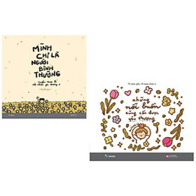 Sách - Combo 2 Cuốn: Mình Chỉ Là Người Bình Thường + Những Nỗi Buồn Cũng Cần Được Yêu Thương - AZ Việt Nam