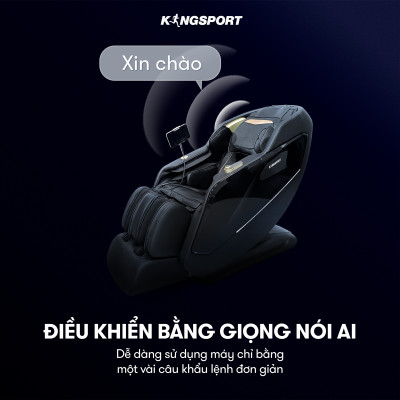 CHỈ GIAO MIỀN BẮC | Ghế massage toàn thân cao cấp KINGSPORT G6 công nghệ massage Kingtech Touch Pro, công nghệ làm ấm Warmtech