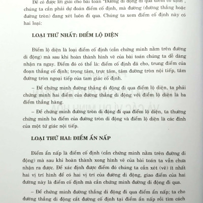 Chuyên Đề Đường Di Động Đi Qua Điểm Cố Định (Sách Bồi Dưỡng Học Sinh Khá, Giỏi Lớp 8 Và Lớp 9)