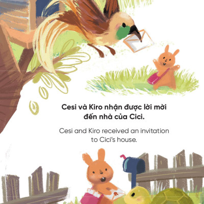 Truyện Tranh Song Ngữ Việt-Anh Dành Cho Trẻ Em - Cùng Học Cư Xử Tốt- Bé Học Tính Kiên Nhẫn - Being Patient