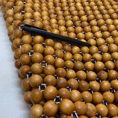 Lót Ghế Xe Ô Tô Hạt  Gỗ Pơ Mu Cao Cấp