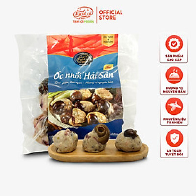 Ốc nhồi hải sản Tâm Lợi - Hương vị tươi ngon tự nhiên - Đảm bảo sức khoẻ - Giao nhanh trong 3h-500gr