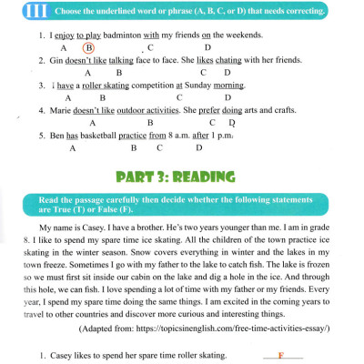 Bài Tập Bổ Trợ Toàn Diện Tiếng Anh 8 - ABB