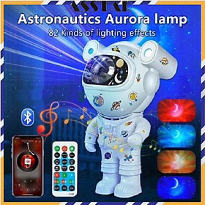 Đèn Phi Hành Gia Có Kèm Loa bluetooth, Nháy Theo Nhạc, Remote Điều Khiển Thuận Tiện, Đèn Thiên Hà