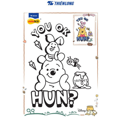 Bộ tập tô màu Pooh Thiên Long Colokit COB-C008/PO