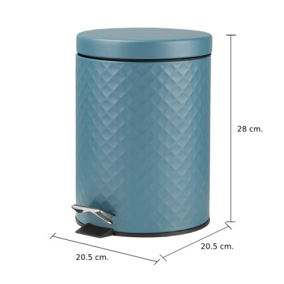 Thùng rác mini văn phòng có nắp 5L FIONA màu xanh dương | Index Living Mall - Phân phối độc quyền tại Việt Nam