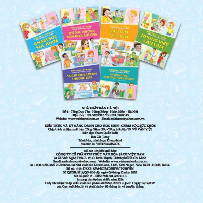 Combo 2 Quyển Kiến Thức Và Kỹ Năng Dành Cho Học Sinh: Chăm Sóc Sức Khoẻ + An Toàn Ở Nhà, Ra Đường, Trong Trường