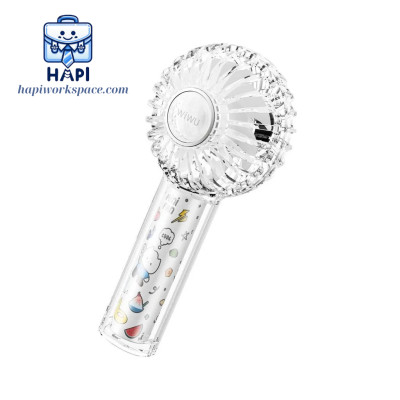 Quạt cầm tay hàng chính hãng WiWU Mini Fan Wi-FS012: Siêu nhỏ gọn, kiểu dáng dễ thương, có LED trang trí