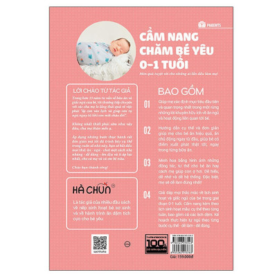 Sách - Cẩm Nang Chăm Sóc Bé Yêu - Bữa Ăn Và Giấc Ngủ: 0-1 Tuổi - Thái Hà Books