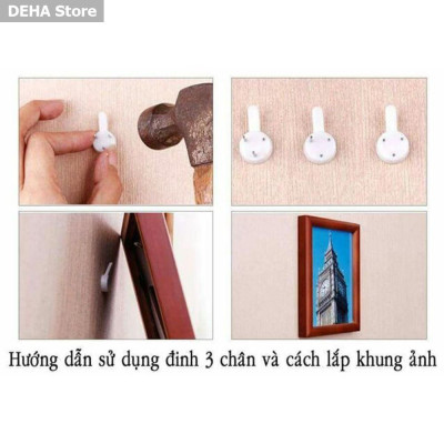 Bộ 3 tranh tròn tráng gương cách điệu hươu tài lộc trang trí phòng khách(kèm đinh treo)