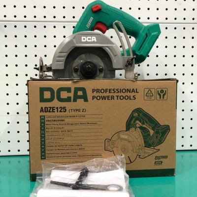 MÁY CẮT ĐÁ KHÔNG CHỔI THAN DÙNG PIN 20V/4.0AH (KÈM 1 SẠC, 1 PIN 4.0AH) DCA ADZE125DM - HÀNG CHÍNH HÃNG