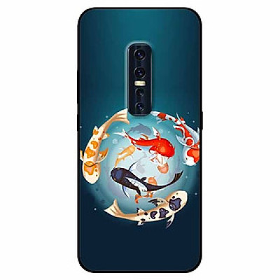 Ốp lưng in cho Vivo V17, S1 Pro Mẫu Koi Vây Quanh