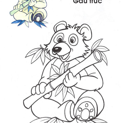 Bé Tập Tô Màu: Các Loại Thú (Tập 1)