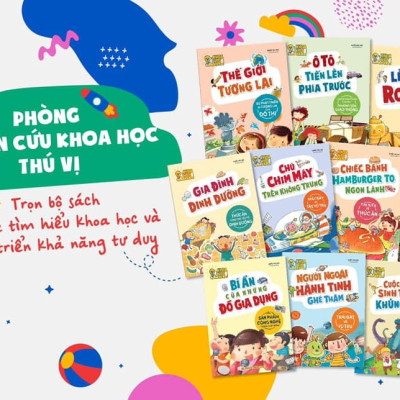 Sách: Combo Phòng Nghiên Cứu Khoa Học Thú Vị (Trọn Bộ 10 Cuốn)