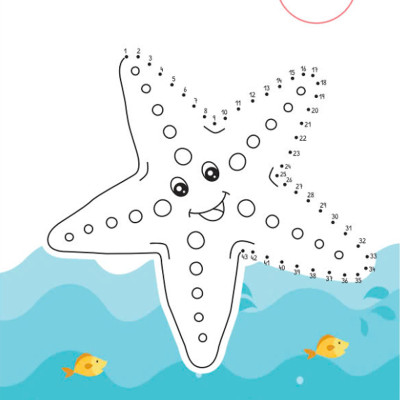 Sách - Nối Số Và Tô Màu - Động Vật Dưới Đại Dương - Song Ngữ Anh-Việt