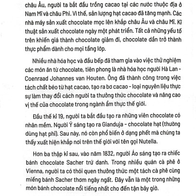 Ẩm Thực Chinh Phục Thế Giới - Chocolate