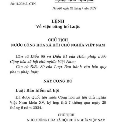 Sách - Luật Bảo Hiểm Xã Hội 2024