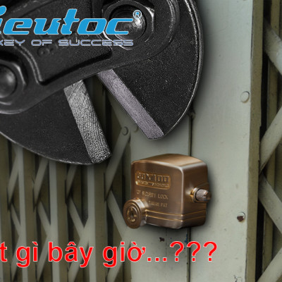 Ổ khóa chống cắt khoen cửa Padlock - Ổ khóa chống cắt toàn diện Good D5-70 - Hàng chính hãng