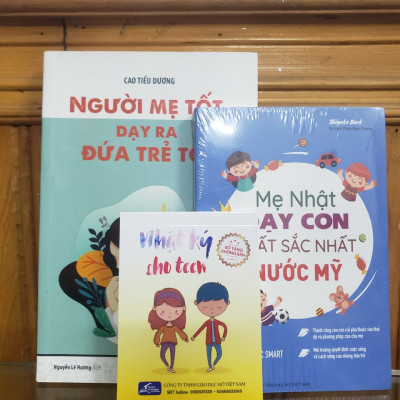 Combo Sách Nuôi Dạy Trẻ Từ 3 - 9 Tuổi: Mẹ Nhật Dạy Con Xuất Sắc Nhất Nước Mỹ + Người Mẹ Tốt Dạy Ra Đứa Trẻ Tốt (Tặng kèm sổ tay)