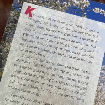 QUẢ TÁO THẦN KỲ CỦA KIMURA - Ichikawa Takuji – Quỳnh Nga dịch – Thái Hà books – NXB Công Thương (Bìa mềm)