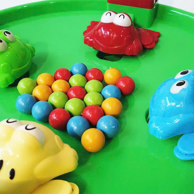 Đồ Chơi Ếch Ăn Bi , Trò Chơi Vận Động Cho Bé - Hàng Chính Hãng ( Giao màu ngẫu nhiên) Mẫu Lớn 4 Người Chơi