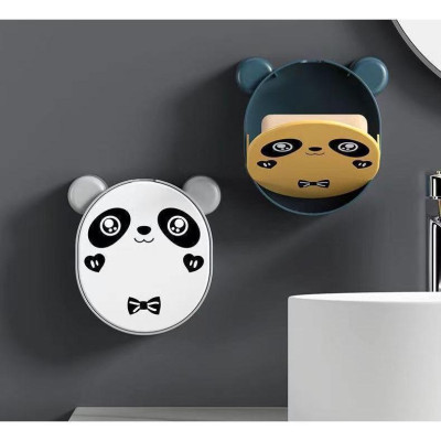 Hộp Đựng Xà Phòng Hình Gấu Dán Tường Tiện Lợi