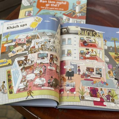 (Combo 2 cuốn, bìa cứng in màu ) BẠN LÀM NGHỀ GÌ THẾ? - Bộ sách hướng nghiệp dành cho thiếu nhi - Hana Vaskova, Petra Bartikova, Silvie Sanza – Hoàng Thu Phương dịch - NXB Đại học Sư phạm