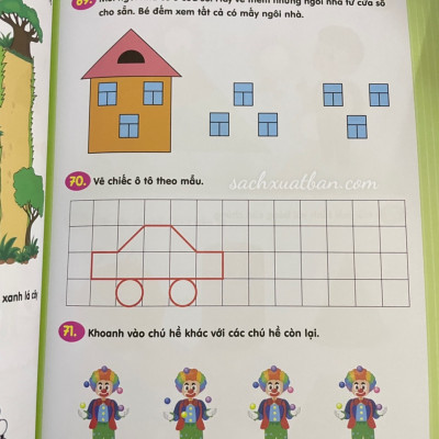 Sách Trò Chơi Toán Học Rèn Luyện Tư Duy 3-6 Tuổi Quyển 2