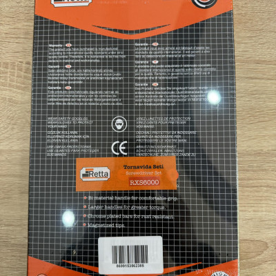 Bộ tua vít 6 chi tiết chuyên nghiệp Retta RXS6000 Thổ Nhĩ Kỳ