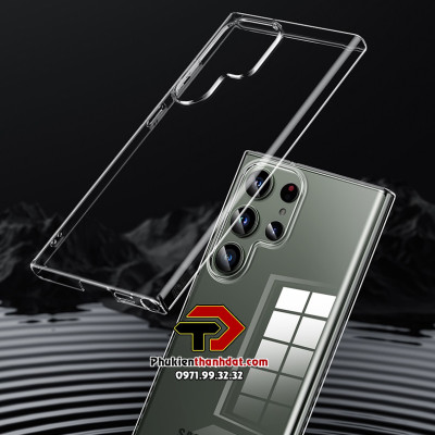 Ốp lưng trong suốt cho SamSung Galaxy S24 Ultra chính hãng Memumi (phủ nano không ố màu) - Hàng chính hãng