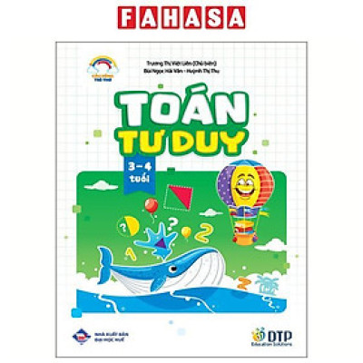 Sách - Cầu Vồng Trẻ Thơ - Toán Tư Duy - Dành Cho Trẻ 3-4 Tuổi