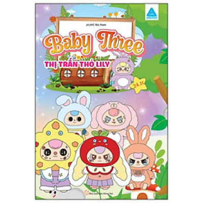 Sách - BabyThree Sách Tô Màu Thị Trấn Thỏ Lily