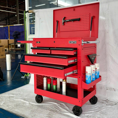 Tủ dụng cụ CSPS 84cm - 04 hộc kéo màu đỏ