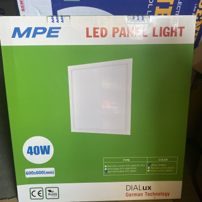 Đèn led Panel MPE FPL-6060 kích thước 60x60 ánh sáng trắng 6500K & vàng 3200K - Hàng chính hãng