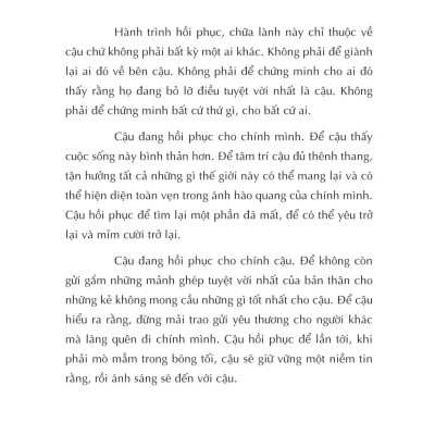 Sách - Khi Nỗi Đau Tuột Khỏi Tay Cậu Có Một Con Người Toàn Vẹn Ở Đó