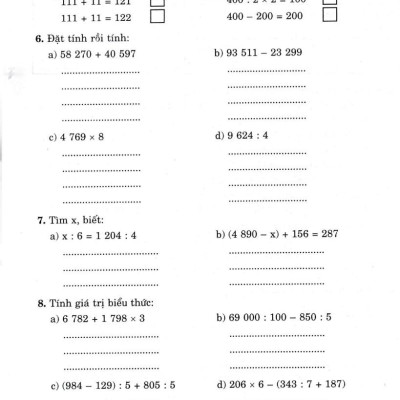 Sách - Kĩ Năng Giải Toán 4 (Dùng Chung Cho Các Bộ SGK Hiện Hành)