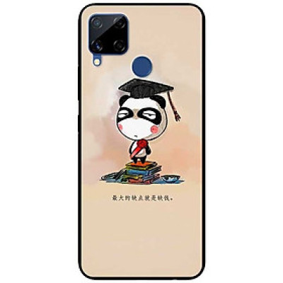 Ốp lưng dành cho Realme C15 mẫu Gấu Trúc Tốt Nghiệp